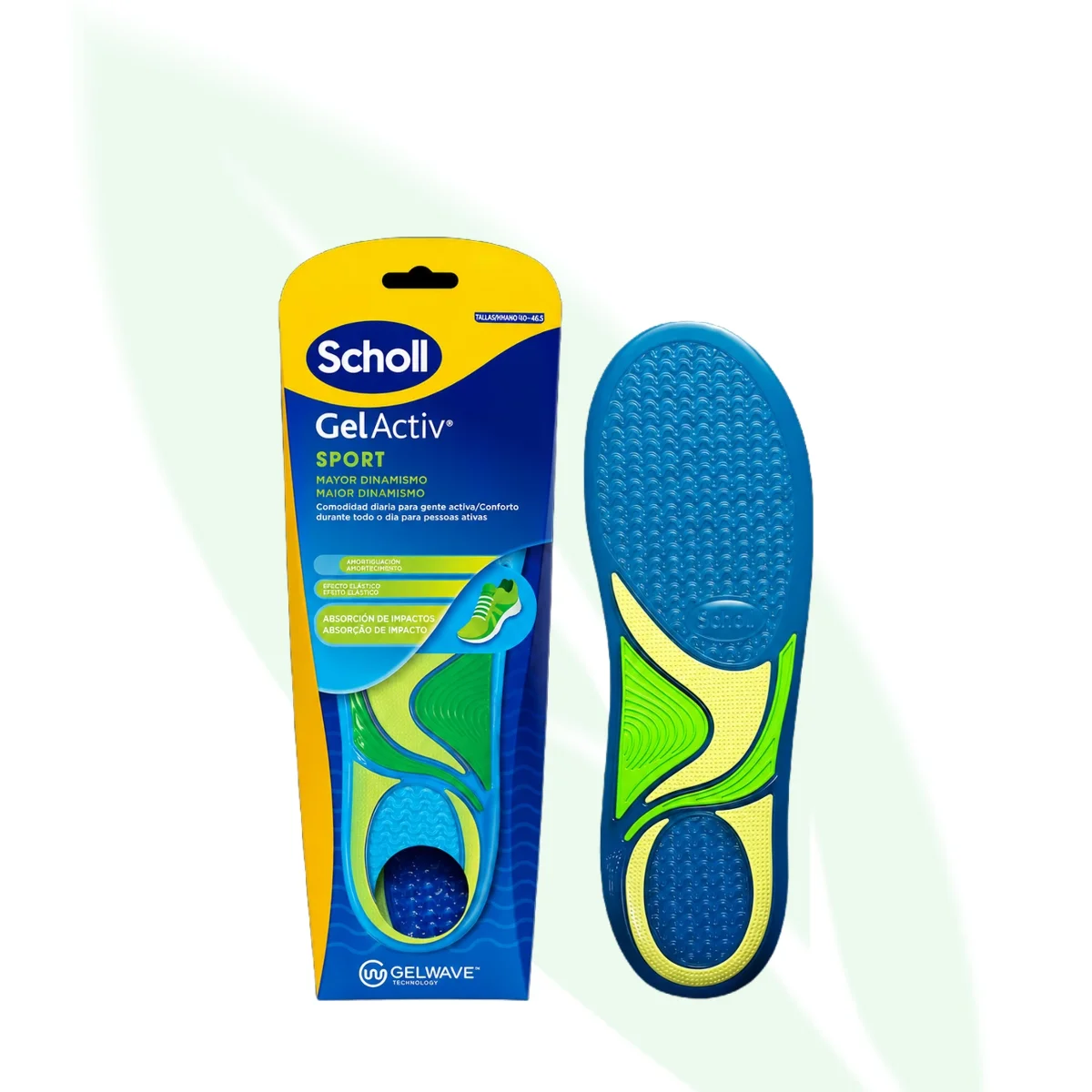 SCHOLL GelActiv Sport Insoles Size S
