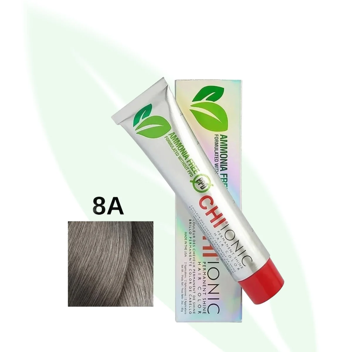 CHI Ionic Permanent Shine Hair Color 8A Medium Ash Blonde 90ml