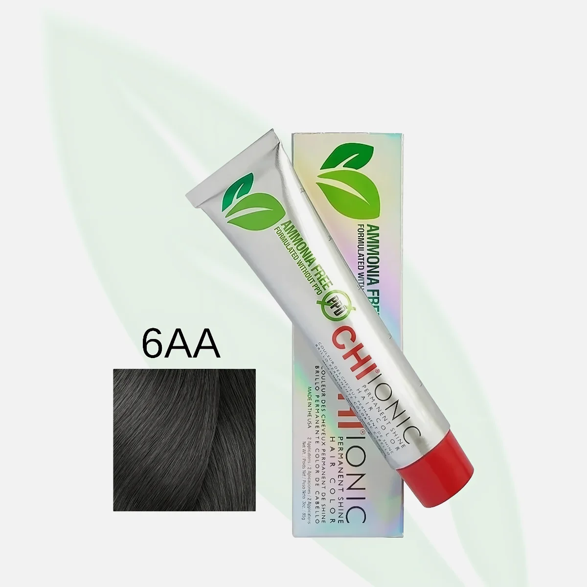CHI Ionic Permanent Shine Hair Color 6AA Light Ash Ash Brown 90ml CHI Ionic Permanent Shine Hair Color 6AA Light Ash Ash Brown 90ml