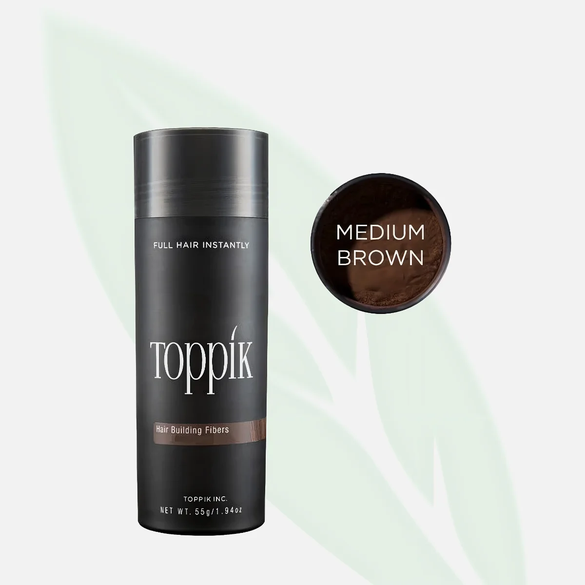 TOPPIK Hair Building Fibers Medium Brown 55g TOPPIK Hair Building Fibers Medium Brown 55g