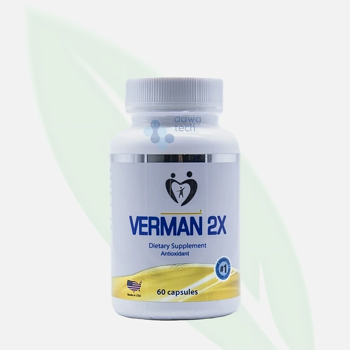 ALFA VITAMINS Verman 2X Antioxidant Supplement for Men 60 Capsules