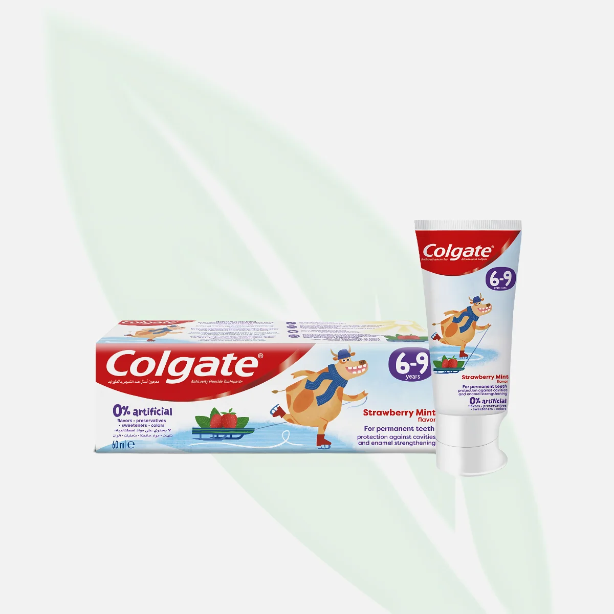 COLGATE Kids Strawberry Mint Toothpaste 6-9 Years 60ml