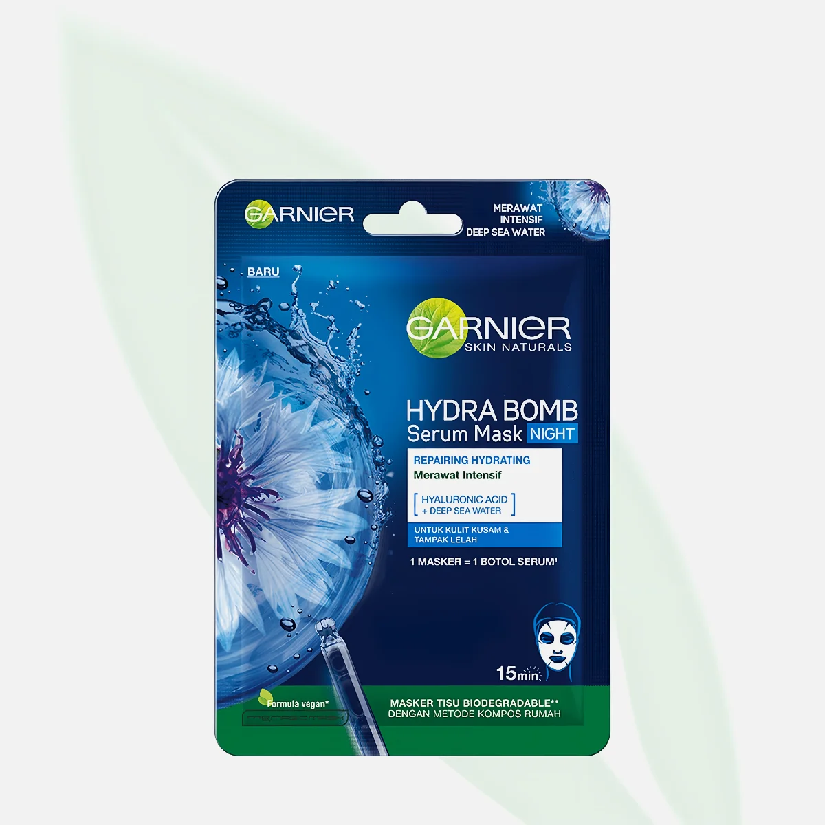 GARNIER Hydra Bomb Super Hydrating Repairing Night Sheet Mask 28g