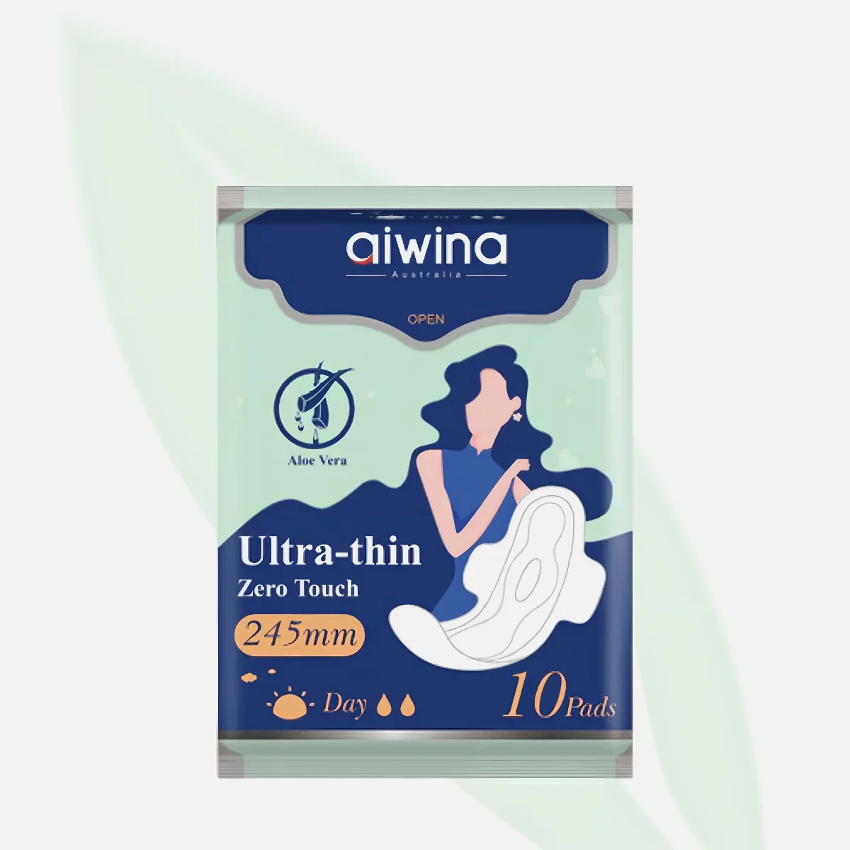 AIWINA Ultra-Thin Super Absorbent Pads 10 Pads