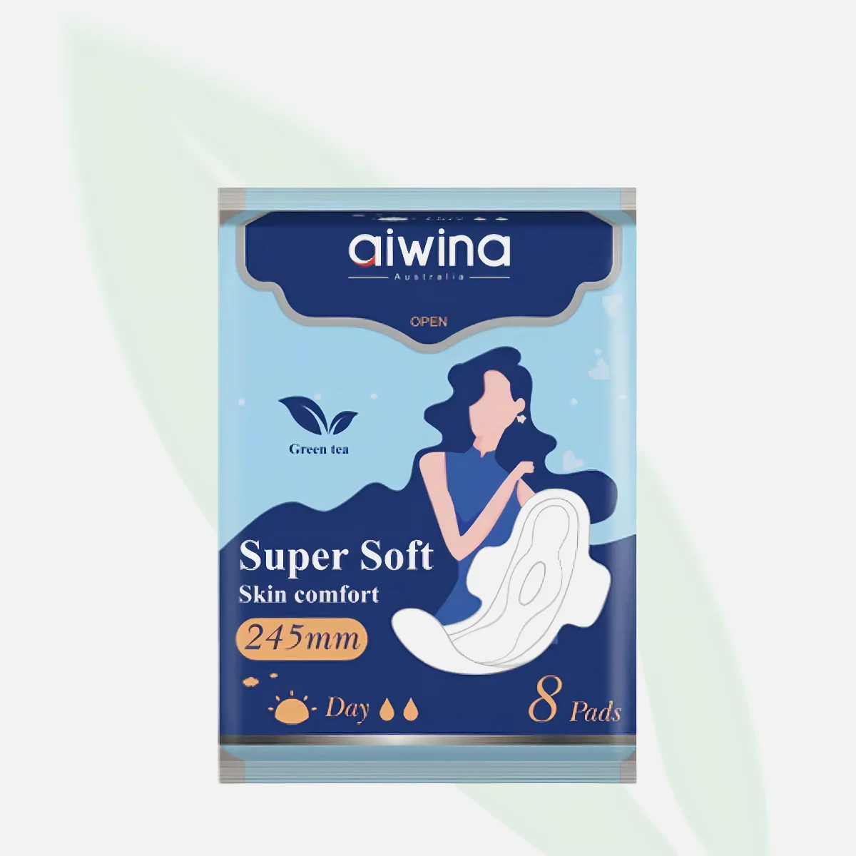 AIWINA Super Soft Day Sanitary Pads 245mm 8 Pads