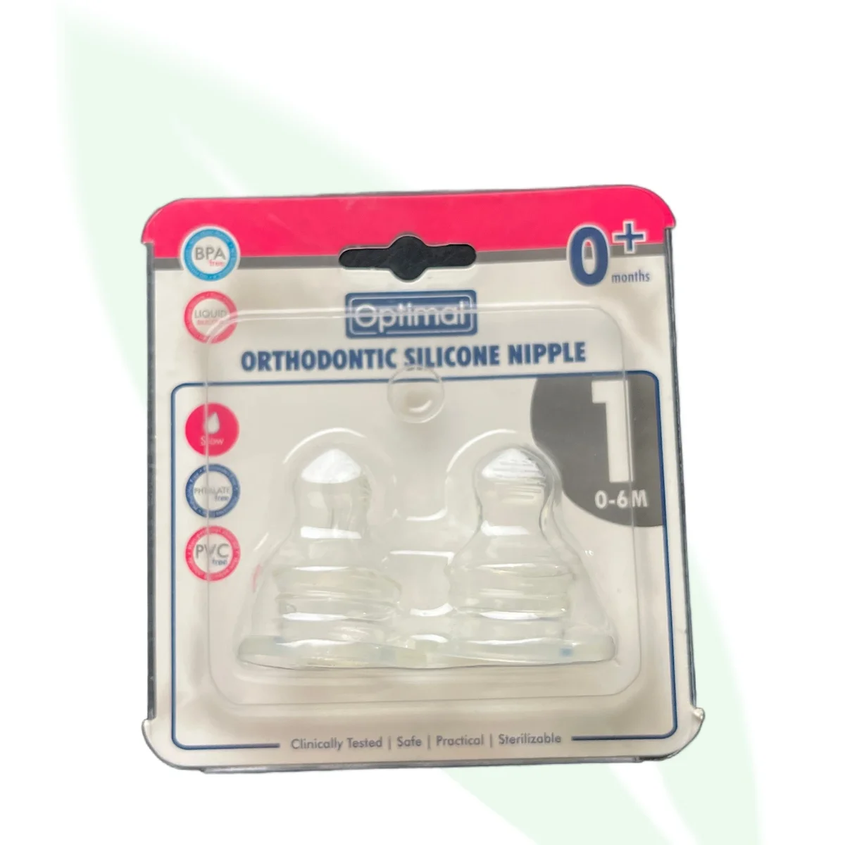 OPTIMAL Orthodontic Silicone Nipple 0+ OPTIMAL Orthodontic Silicone Nipple 0+