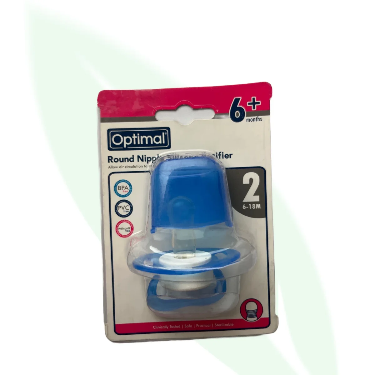 OPTIMAL Round Silicone Pacifier 6+ Months (OPB-1067) OPTIMAL Round Silicone Pacifier 6+ Months (OPB-1067)