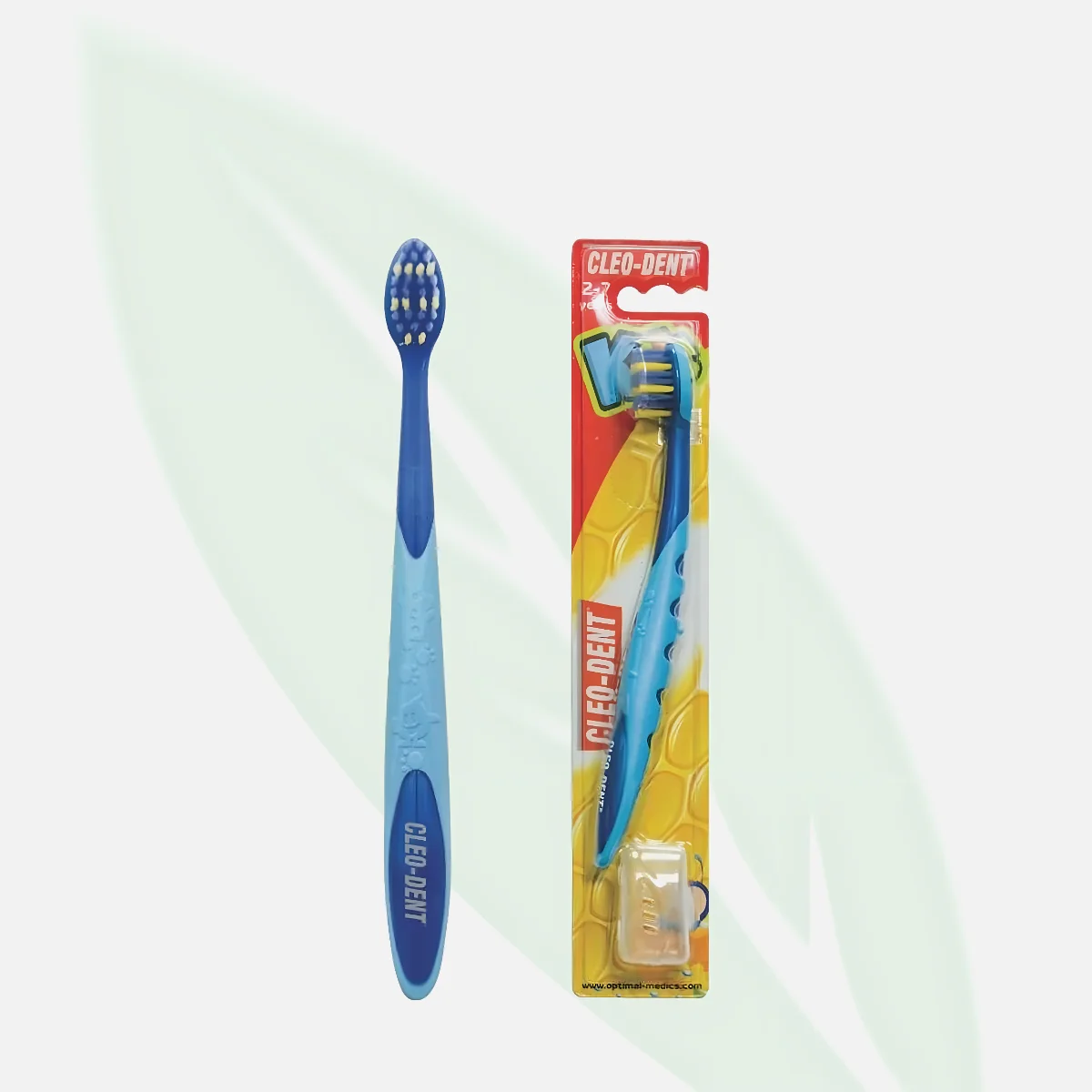 CLEO-DENT فرشاة أسنان أطفال بشعيرات ناعمة لعمر 2-7 سنوات CLEO-DENT فرشاة أسنان أطفال بشعيرات ناعمة لعمر 2-7 سنوات