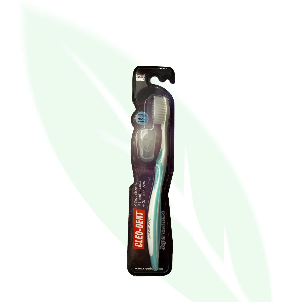 CLEO-DENT Super Sensitive Soft Toothbrush with Charcoal Bristles