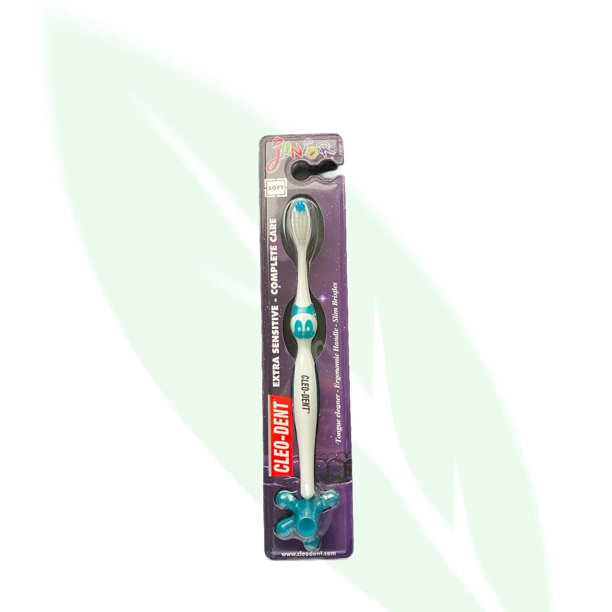 CLEO-DENT Extra Sensitive Soft Toothbrush with Charcoal
