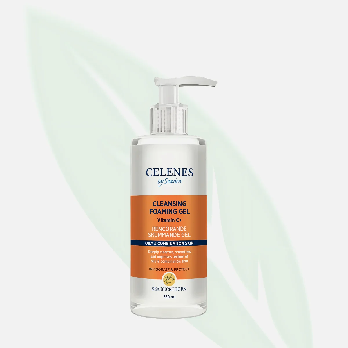 CELENES Cleansing Foaming Gel Vitamin C+ Sea Buckthorn 250ml CELENES Cleansing Foaming Gel Vitamin C+ Sea Buckthorn 250ml