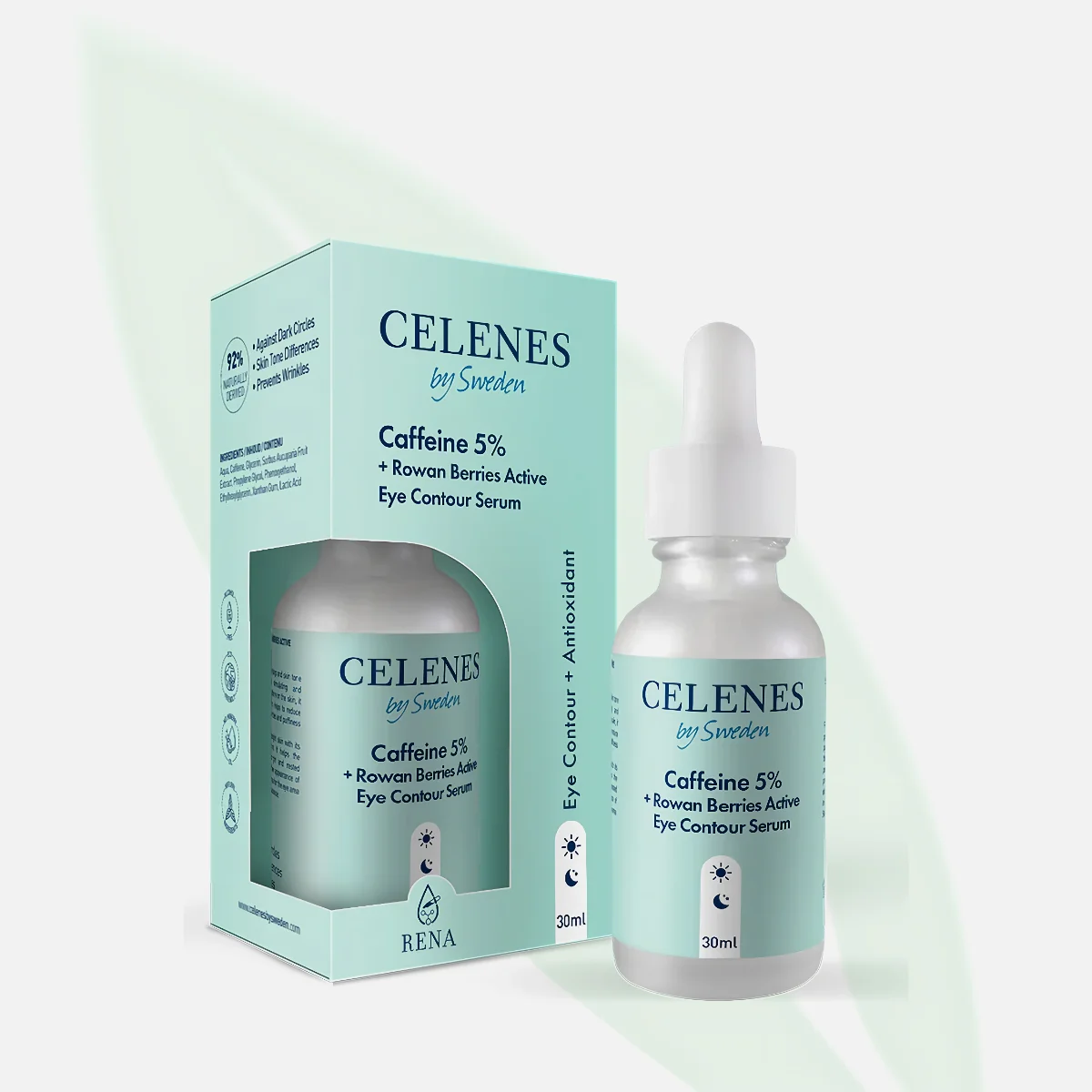 CELENES Caffeine 5% + Rowan Berries Active Eye Contour Serum 30ml CELENES Caffeine 5% + Rowan Berries Active Eye Contour Serum 30ml