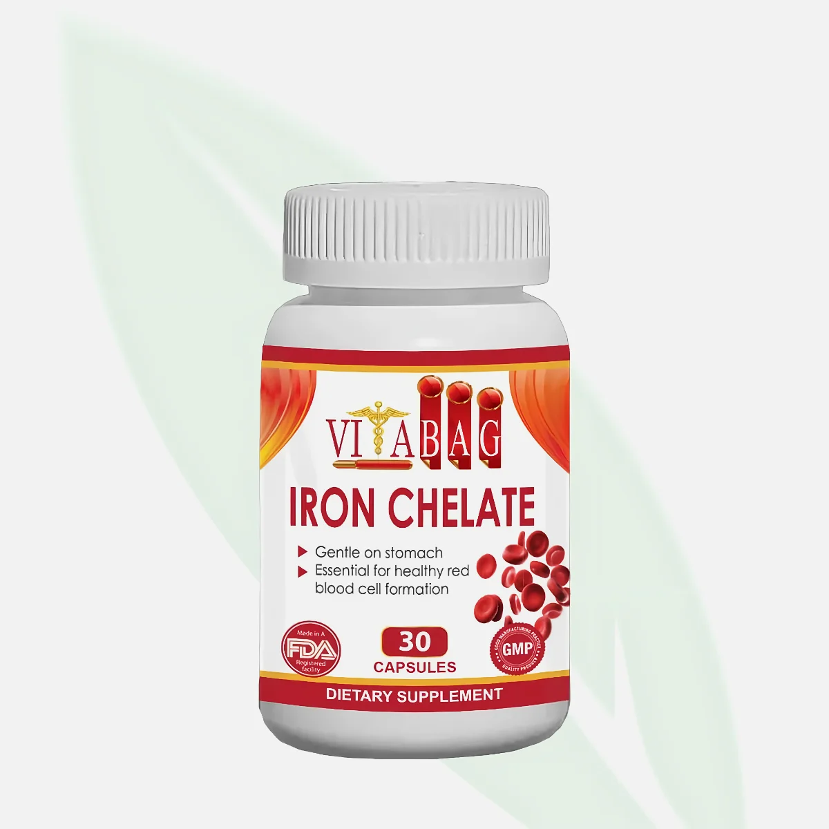 VITABAG Iron Chelate Capsules 30 Caps VITABAG Iron Chelate Capsules 30 Caps