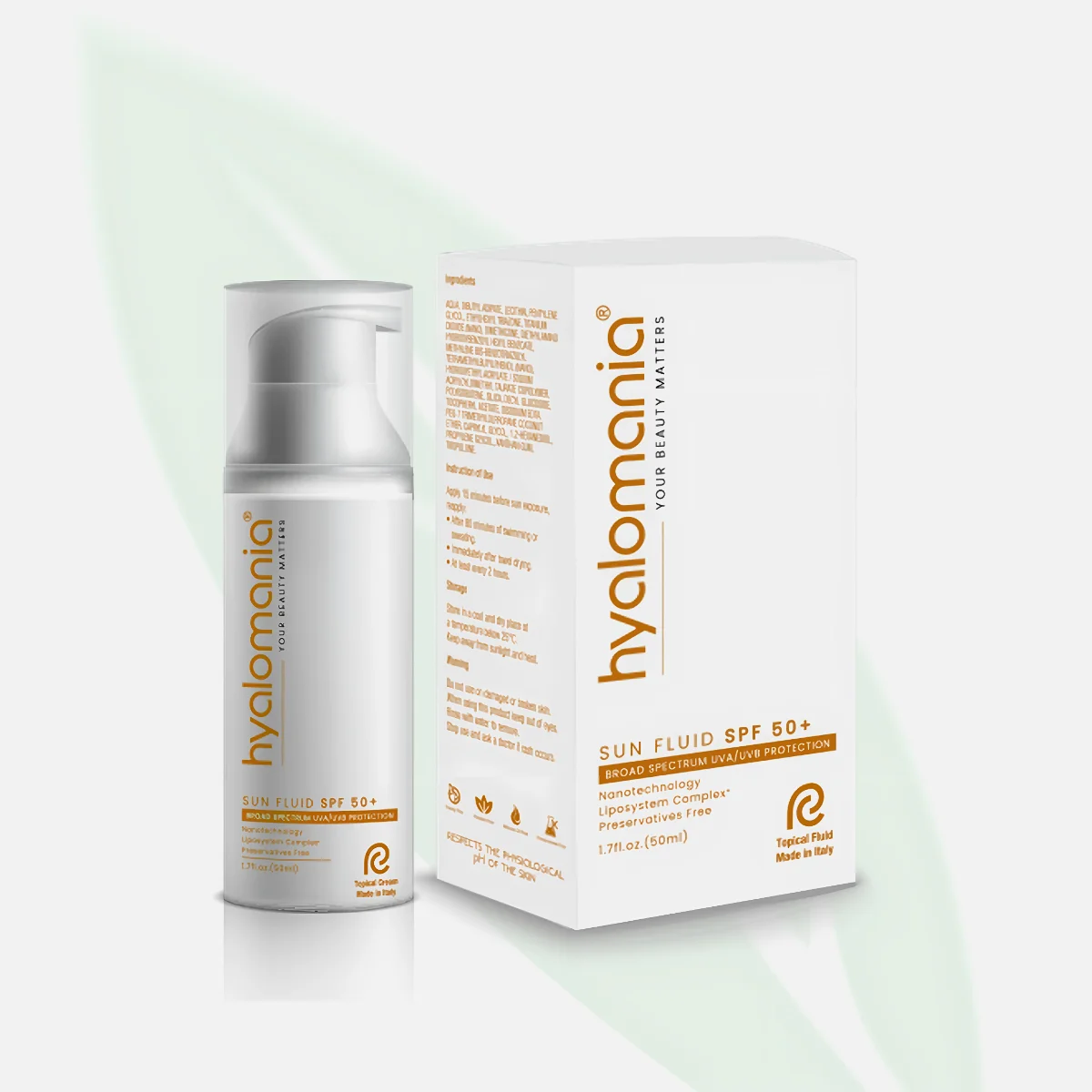 HYALOMANIA Sun Fluid SPF 50+ 50ml