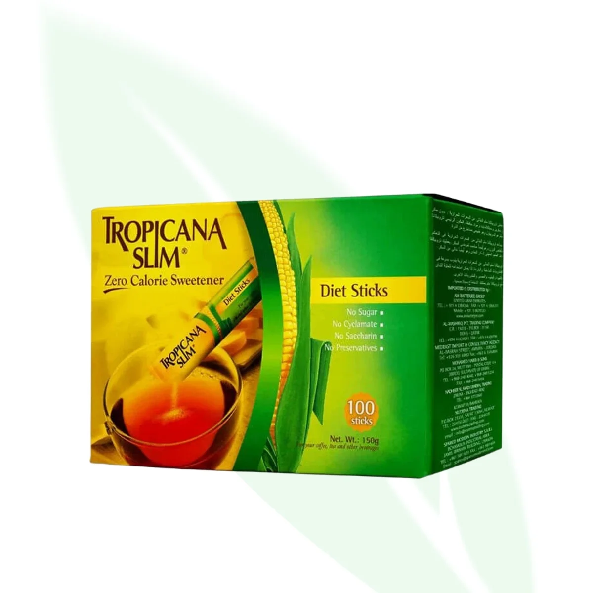 TROPICANA SLIM Stevia Diet Sticks Zero Calorie 50 Sticks TROPICANA SLIM Stevia Diet Sticks Zero Calorie 50 Sticks