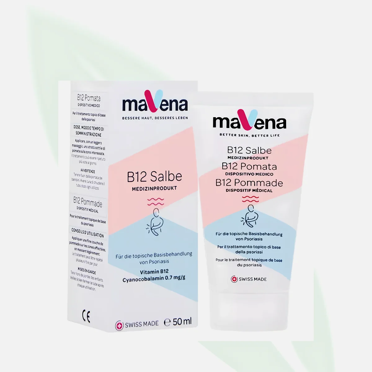 MAVENA B12 Skin Ointment for Very Dry Scaly Skin 50ml