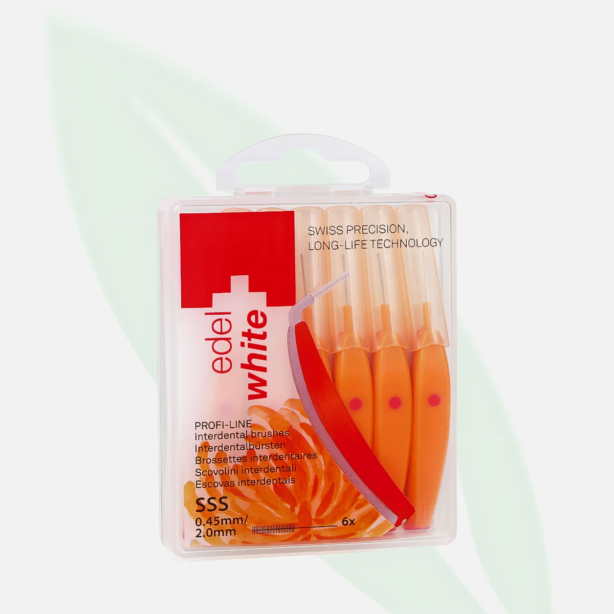 EDEL WHITE Interdental Brushes SSS 0.5mm - 6 Pack