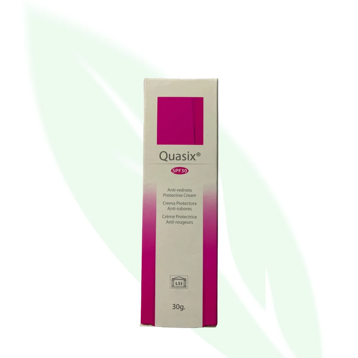 LSI QUASIX كريم واقٍ ضد احمرار الوجه والوردية SPF30 – 30 غ LSI QUASIX كريم واقٍ ضد احمرار الوجه والوردية SPF30 – 30 غ