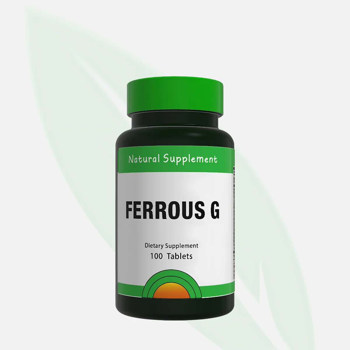 SUN NATURALS Ferrous Gluconate Iron Tablets 100 Tablets