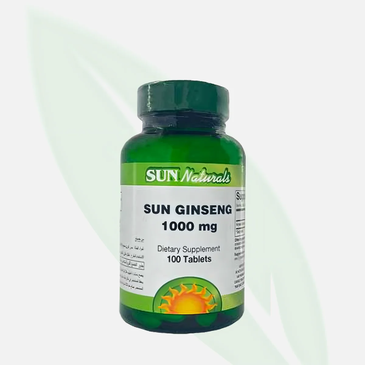 SUN NATURALS Ginseng Korean Root Tablets 100 Tablets