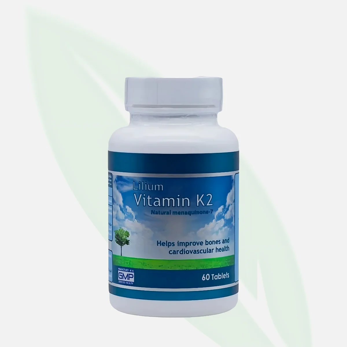 LILIUM Vitamin K2 Natural Menaquinone-7 MK7 90mcg 60 Tablets LILIUM Vitamin K2 Natural Menaquinone-7 MK7 90mcg 60 Tablets