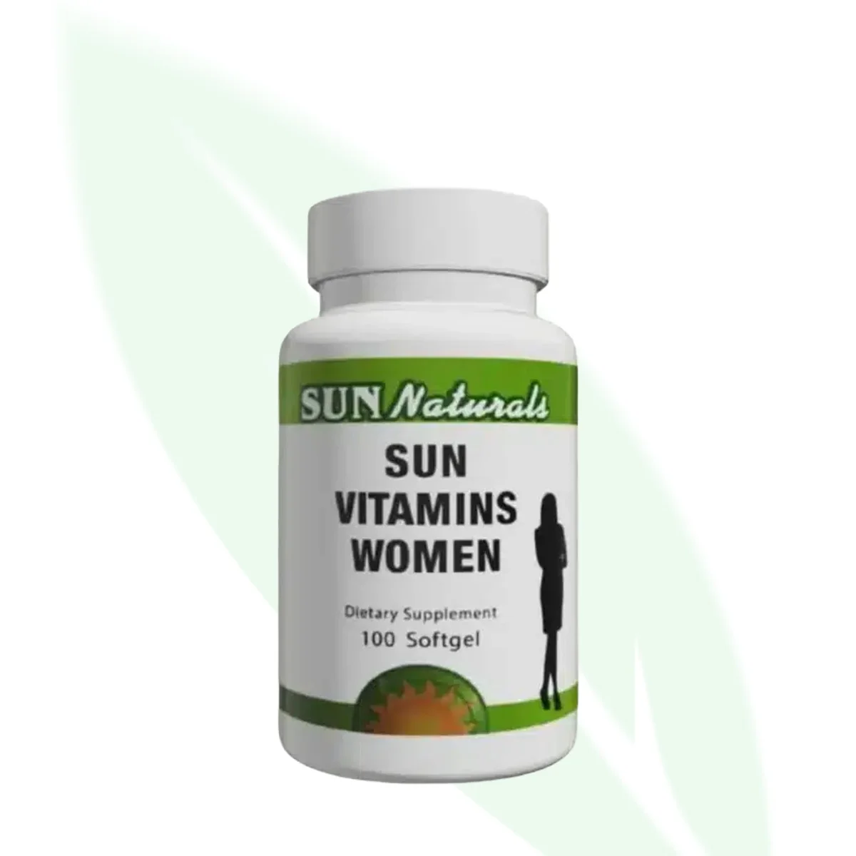 SUN NATURAL فيتامينات المرأة متعددة مع الحديد والكالسيوم (100 قرص)