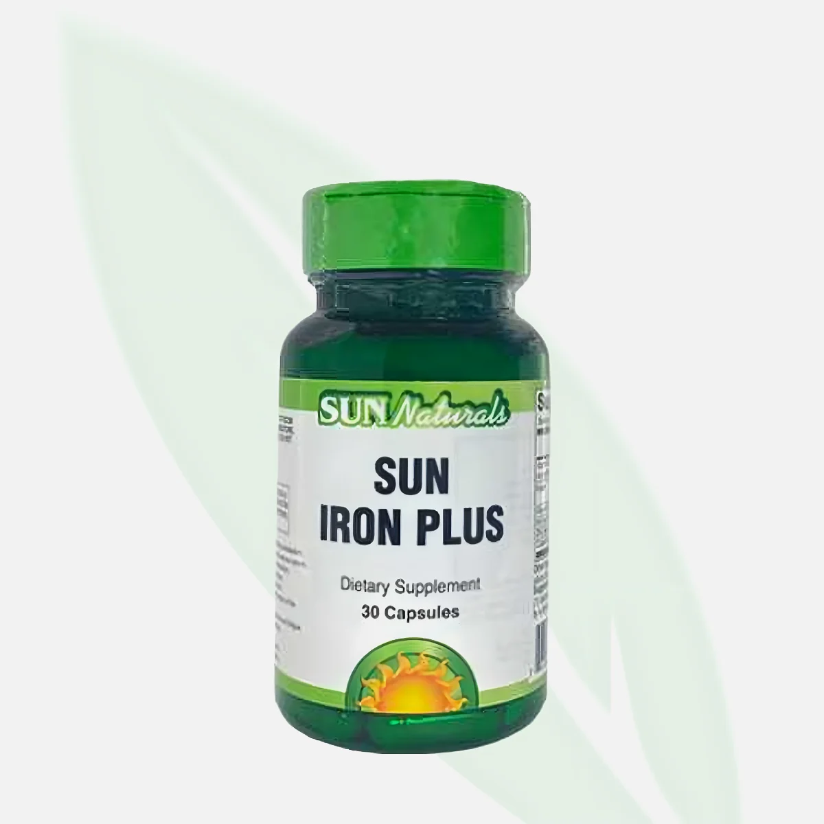 SUN NATURAL Iron Plus Iron & Vitamin C Supplement 30 Capsules