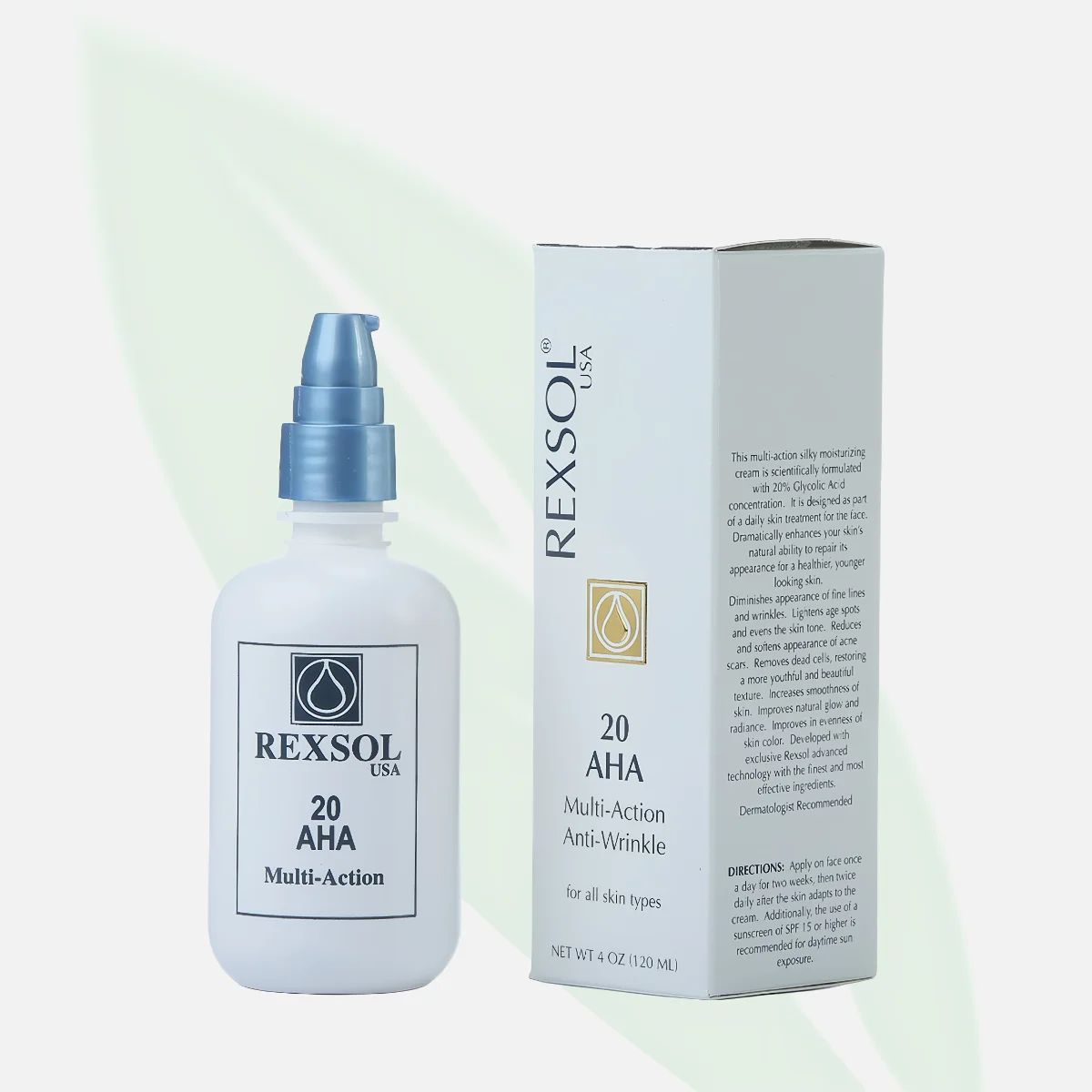 REXSOL AHA 20 Multi-Action Anti-Wrinkle Cream 120ml