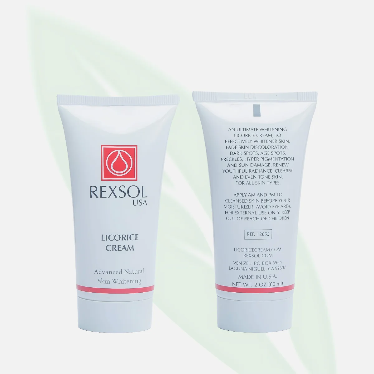 REXSOL Licorice Advanced Natural Skin Whitening Cream 60ml