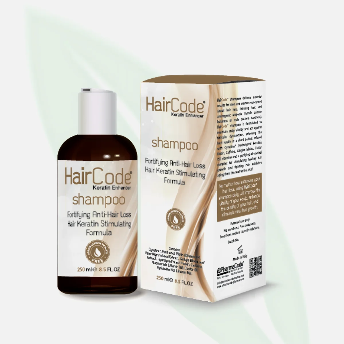 HAIR CODE Keratin Enhancer Shampoo 250ml