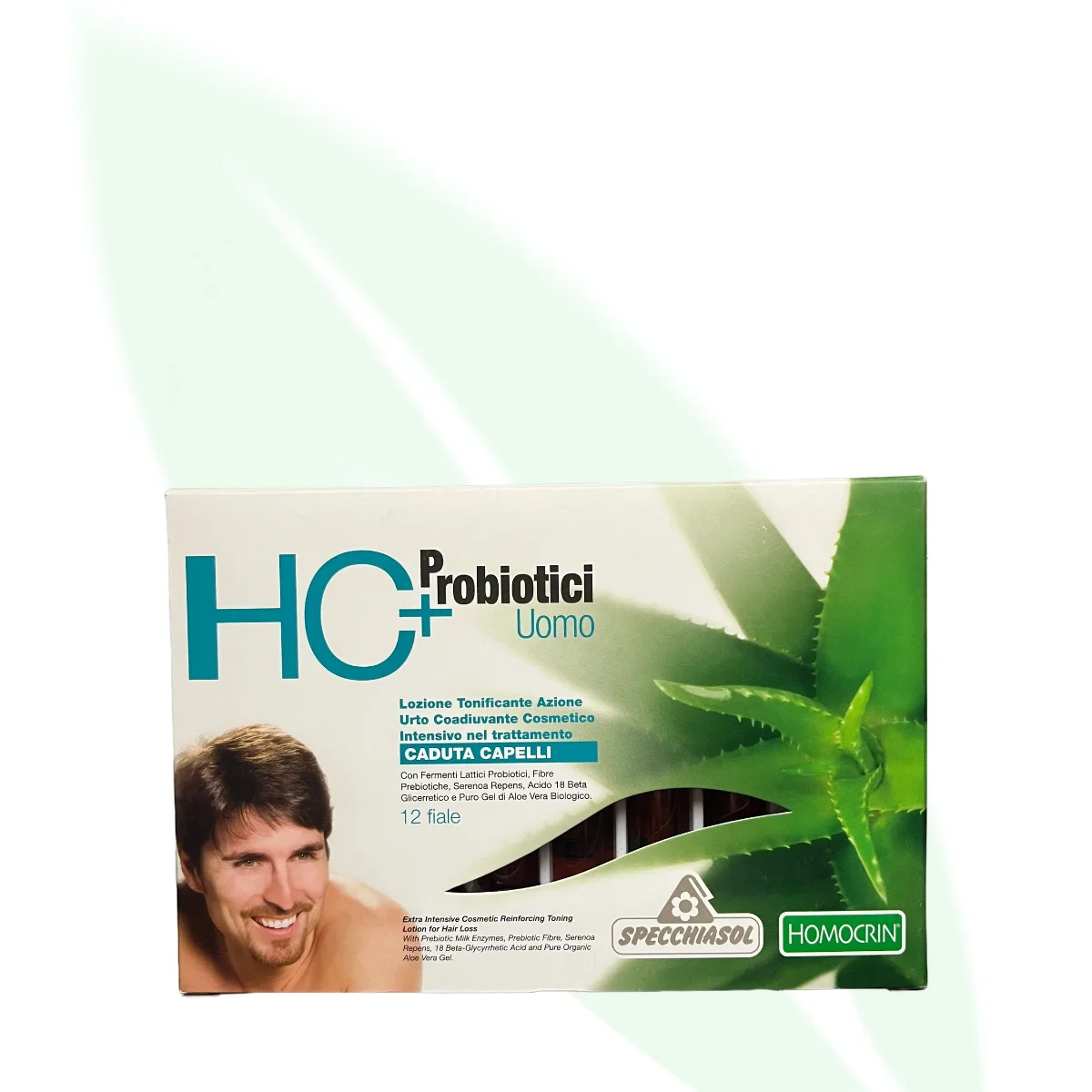 Homocrin HC+ Probiotici Intensive Hair Loss Ampoules for Men 12x7ml