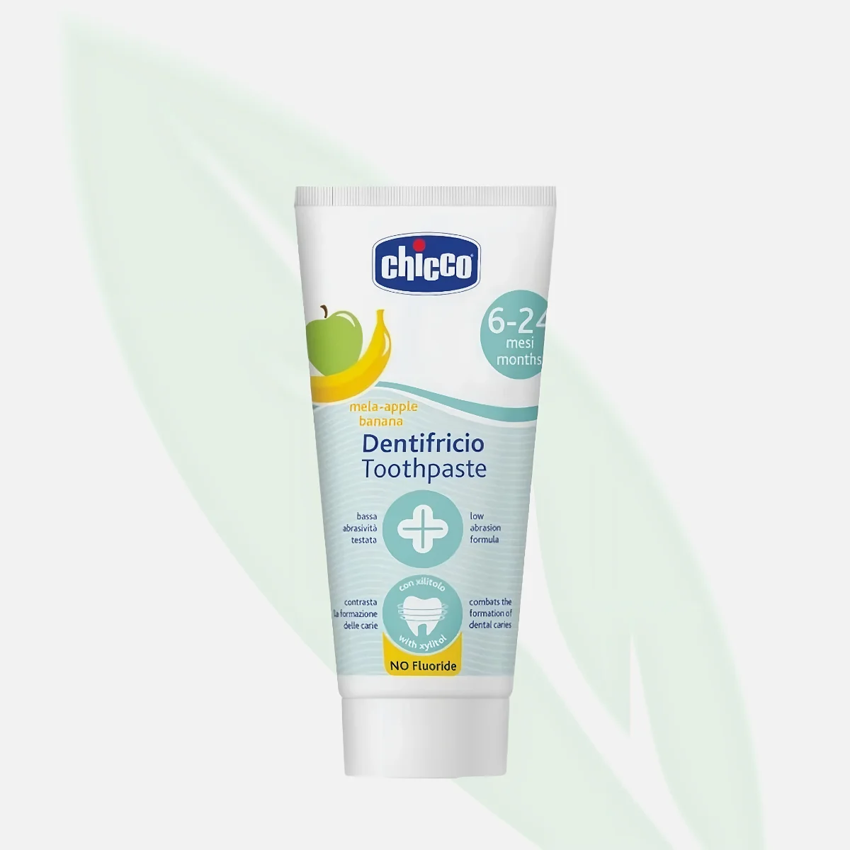 CHICCO Apple & Banana Toothpaste Fluoride-Free 6-24M 50ml