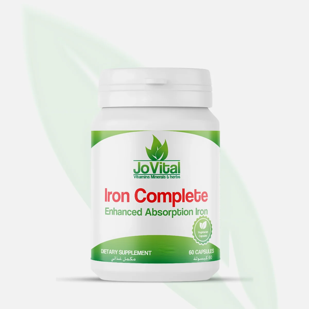 JOVITAL Iron Complete High-Absorption Iron Supplement 60 Capsules JOVITAL Iron Complete High-Absorption Iron Supplement 60 Capsules