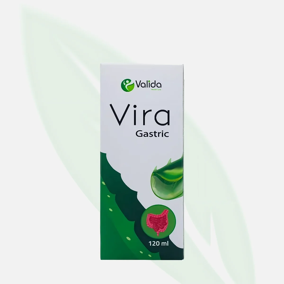 VIRA Gastric شراب هضمي طبيعي بالبرقوق والألوفيرا والبريبايوتك 120 مل
