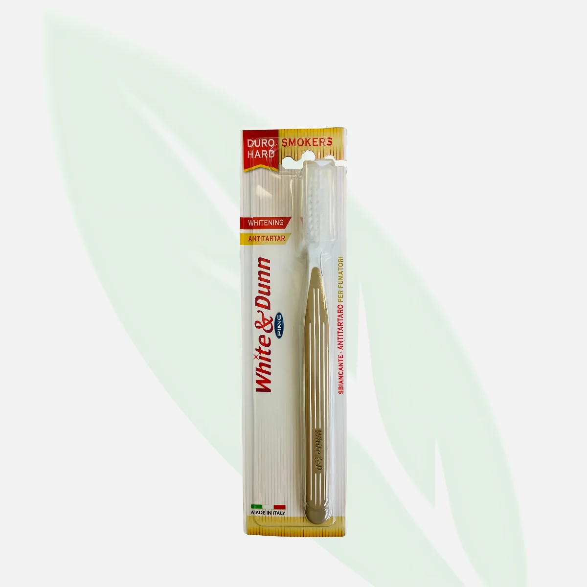 PIAVE White & Dunn Toothbrush for Smokers Hard Bristles Whitening