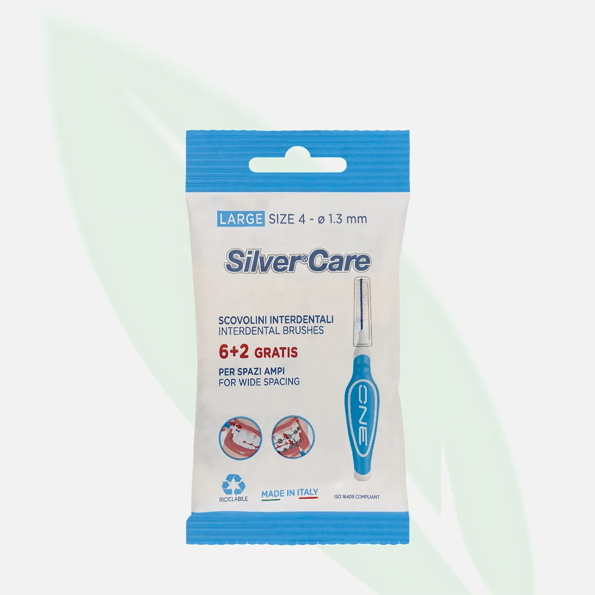SILVER CARE Scovolini Interdentali Fine 0.9mm – 6 Pieces SILVER CARE Scovolini Interdentali Fine 0.9mm – 6 Pieces