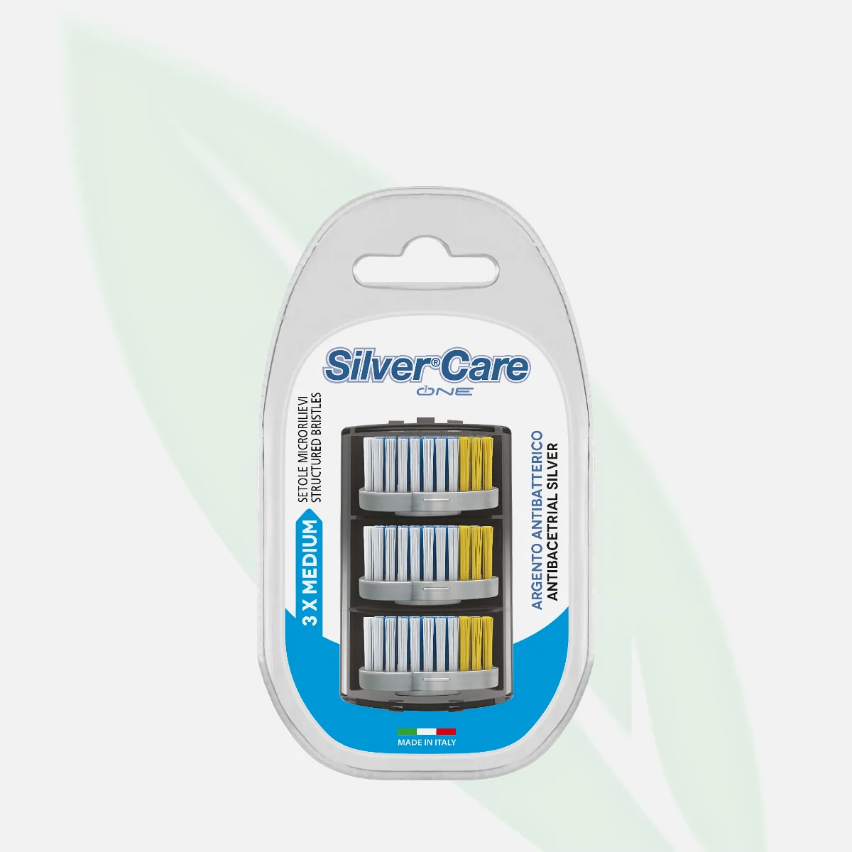 SILVER CARE ONE Toothbrush with Replaceable Silver Head SILVER CARE ONE Toothbrush with Replaceable Silver Head