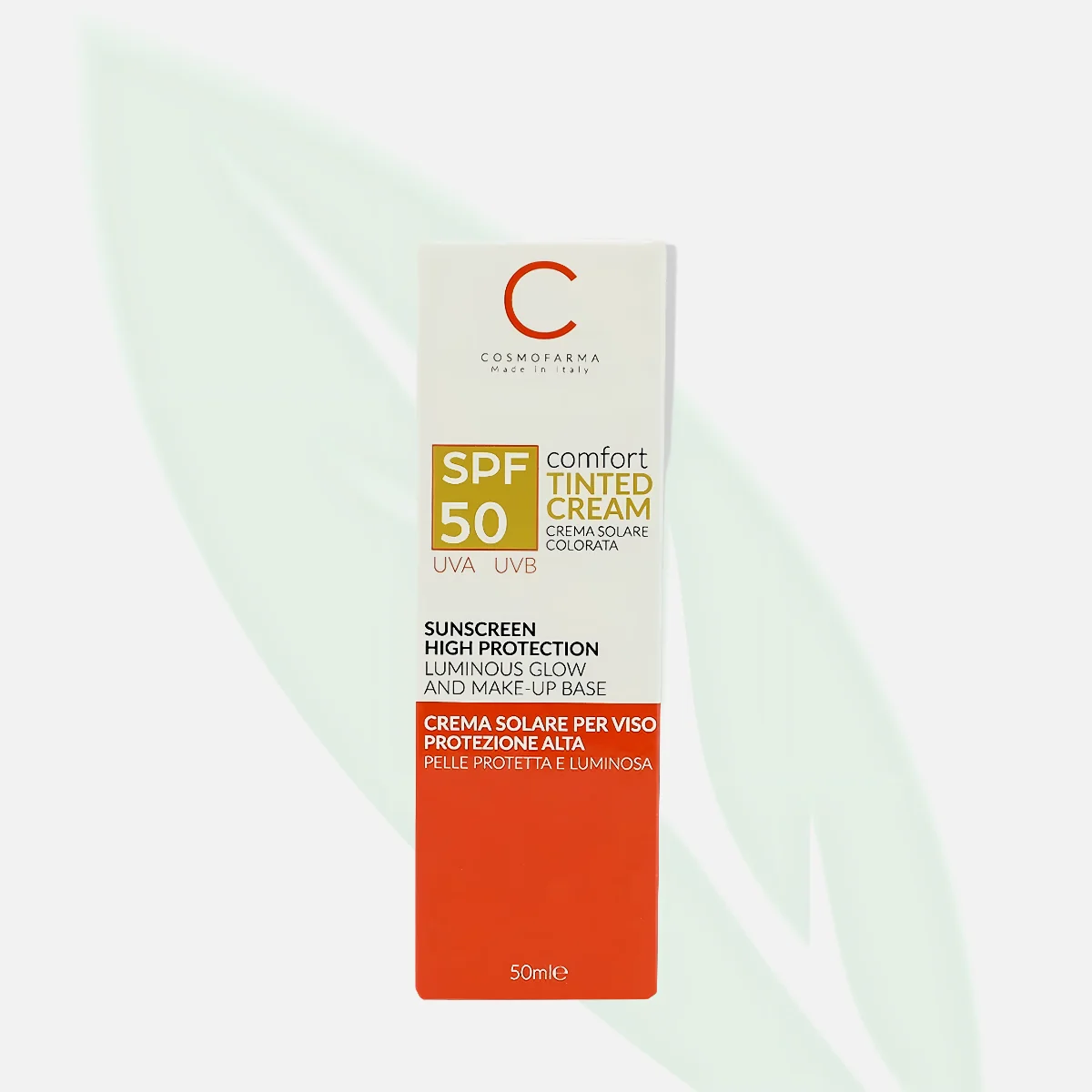 COSMO Comfort SPF50 Tinted Sunscreen Cream 50ml COSMO Comfort SPF50 Tinted Sunscreen Cream 50ml