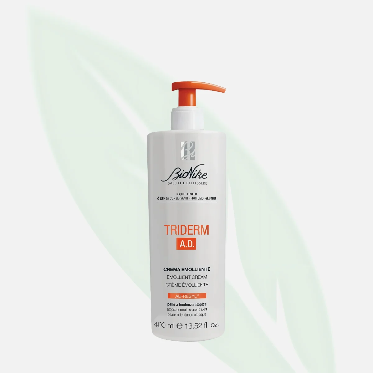 BIONIKE Triderm A.D Emollient Cream for Atopic-Prone Skin 400ml BIONIKE Triderm A.D Emollient Cream for Atopic-Prone Skin 400ml