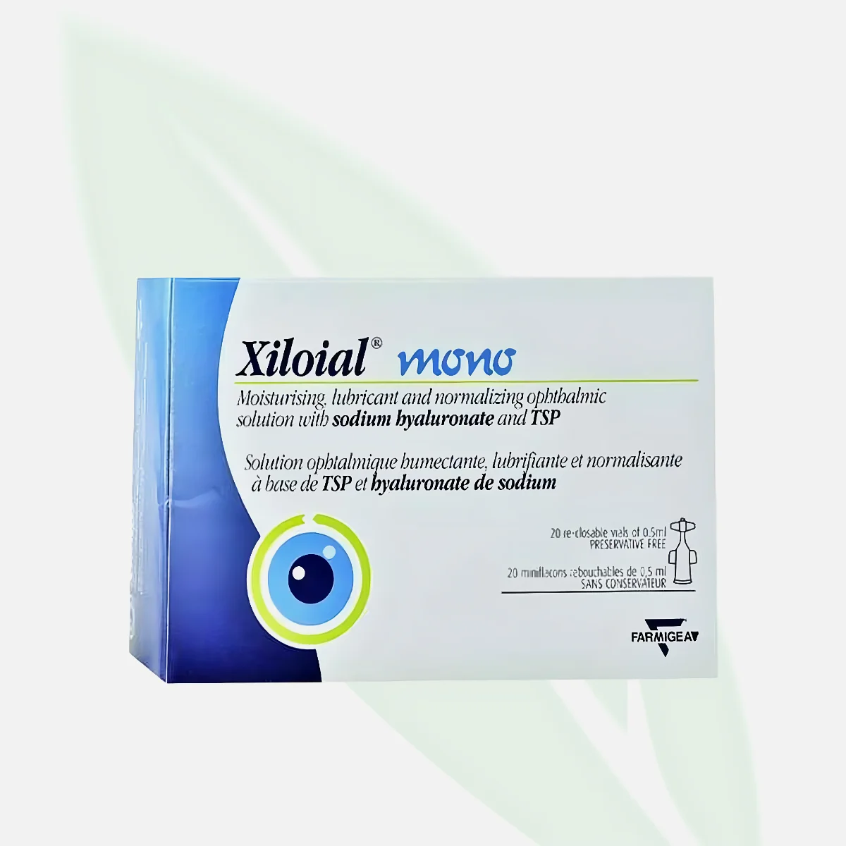 FARMIGEA Xiloial Mono قطرة عين أحادية الجرعة مُرطّبة 20 × 0.5 مل FARMIGEA Xiloial Mono قطرة عين أحادية الجرعة مُرطّبة 20 × 0.5 مل