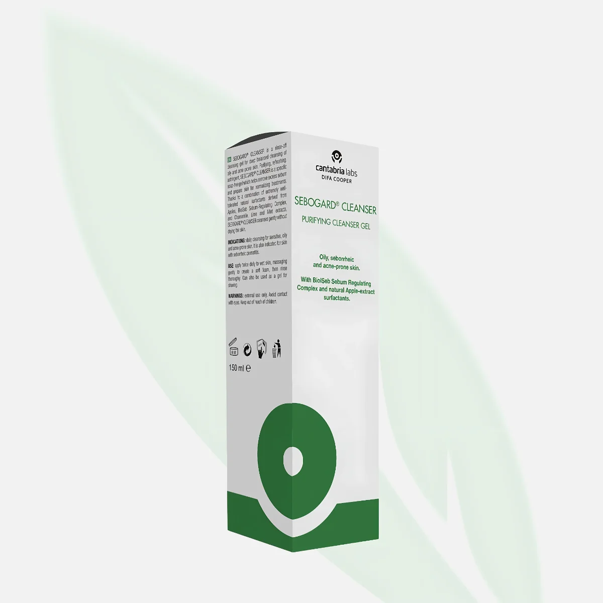 CANTABRIA LABS Sebogard Purifying Cleanser Gel 150ml