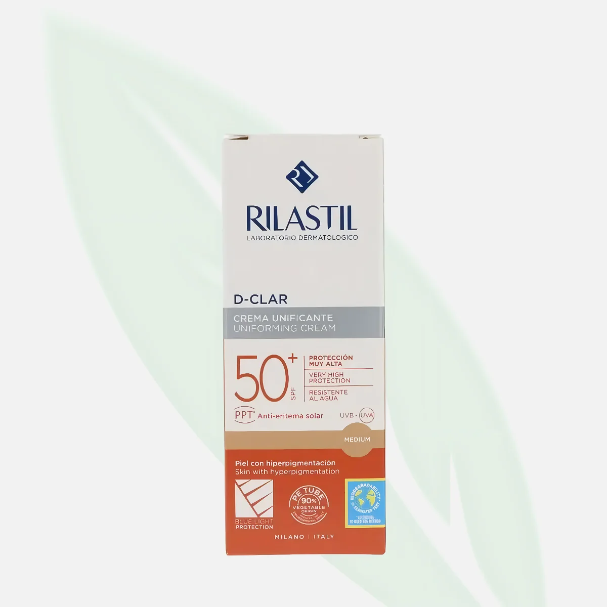 RILASTIL D-Clar Unifying Sunblock Cream SPF50+ Medium Color 40ml RILASTIL D-Clar Unifying Sunblock Cream SPF50+ Medium Color 40ml