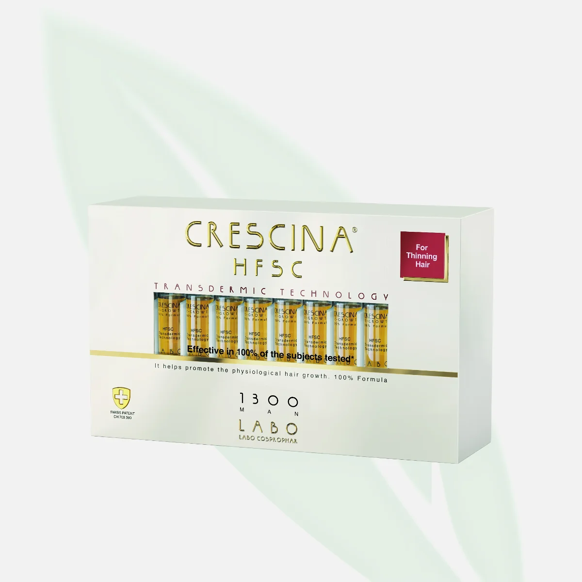 Labo Crescina HFSC Transdermic Complete Treatment 1300 Man 20 Vials