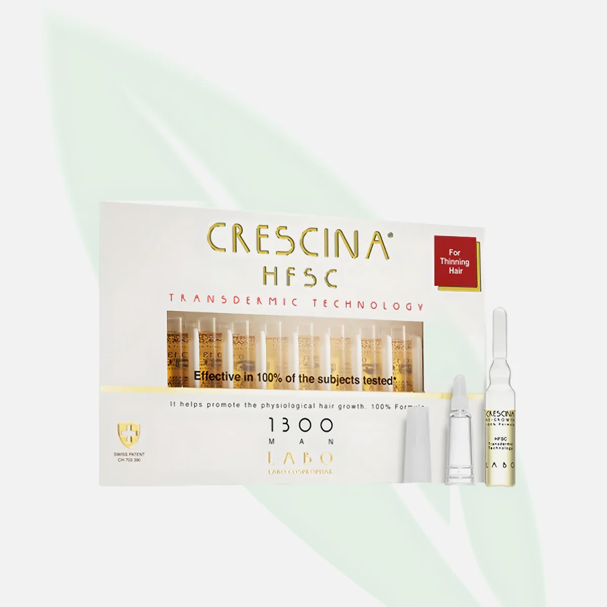 CRESCINA HFSC Transdermic Complete Treatment Anti-Hair Loss 1300 Man 10+10 Vials