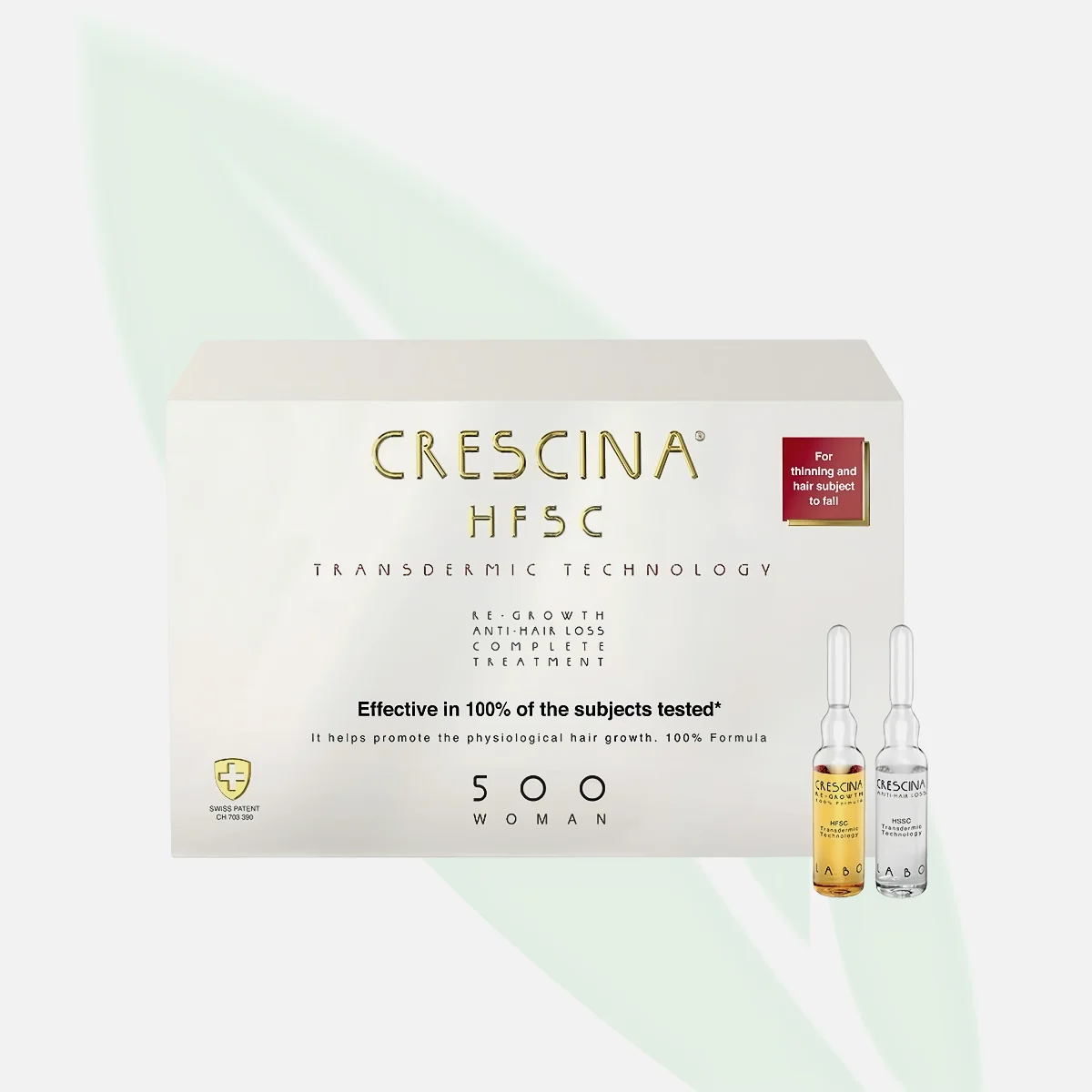 CRESCINA HFSC Transdermic Re-Growth 500 Woman 20 Vials 3.5ml