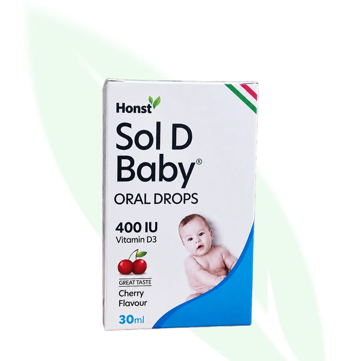 SOL D BABY نقاط فيتامين D3 الفموية للرضع 400 وحدة لكل جرعة 30 مل