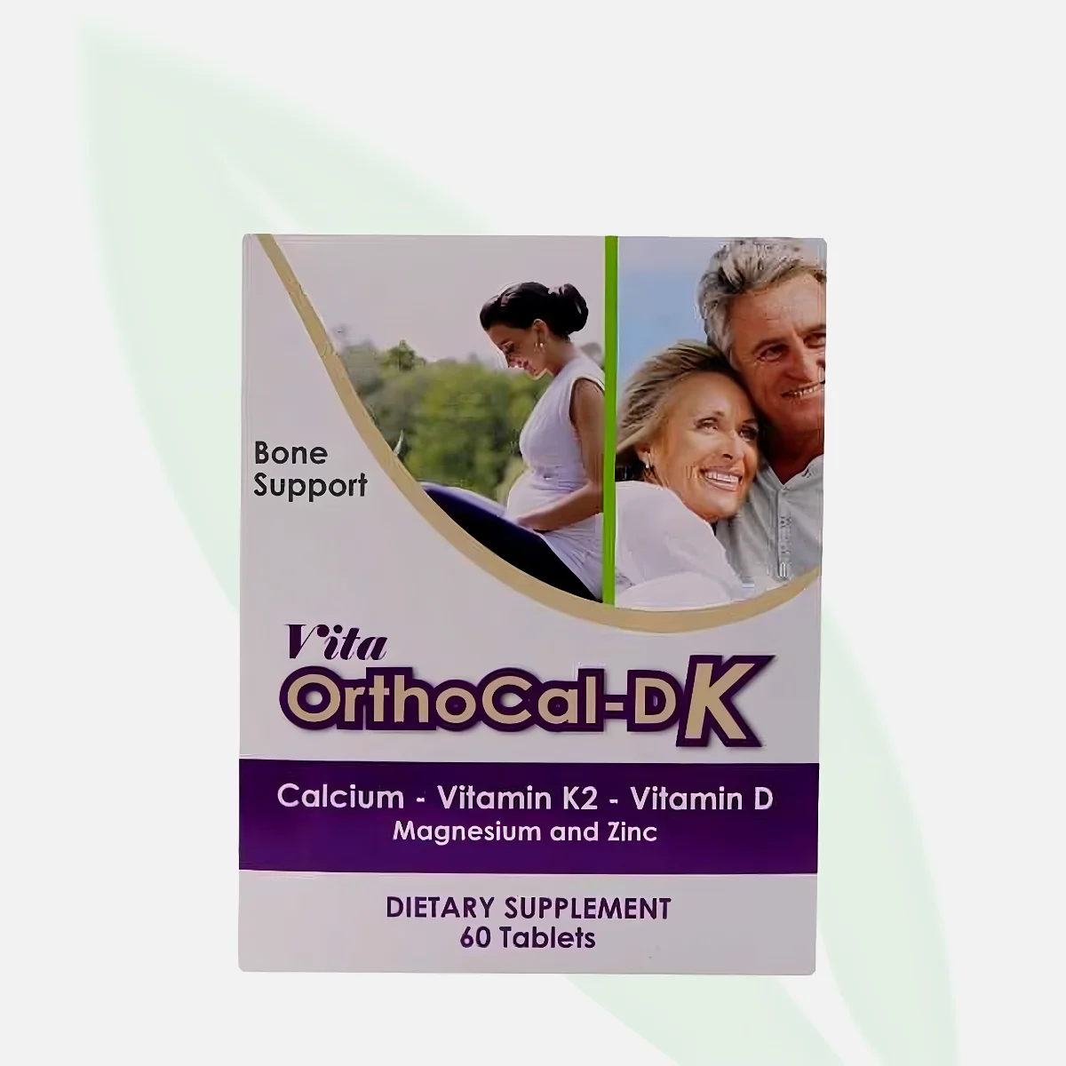 ORTHOCAL DK2 Calcium Magnesium Vitamin K2 & D3 Supplement 60 Tablets
