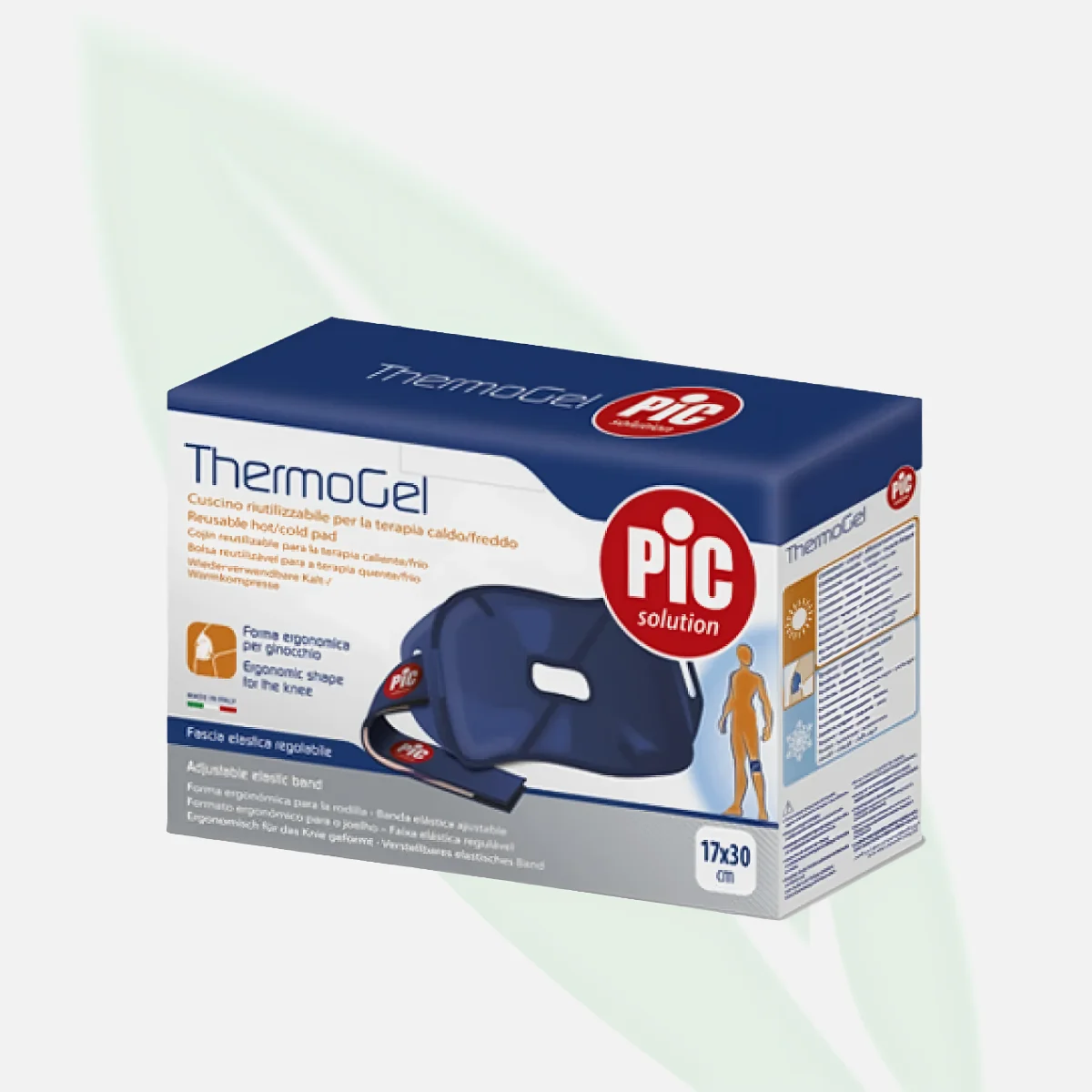 PIC Solution Thermogel Knee Hot/Cold Therapy Gel Pad 17x30cm with Elastic Band PIC Solution Thermogel Knee Hot/Cold Therapy Gel Pad 17x30cm with Elastic Band