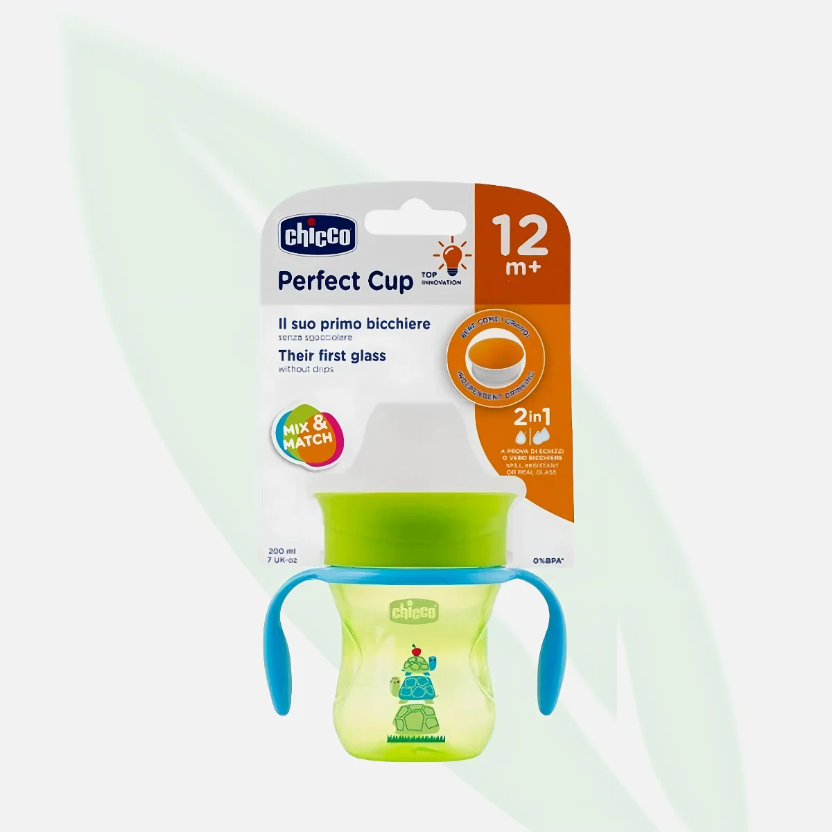 CHICCO Perfect Cup Girl 360° Silicone Membrane 12M+ 200ml