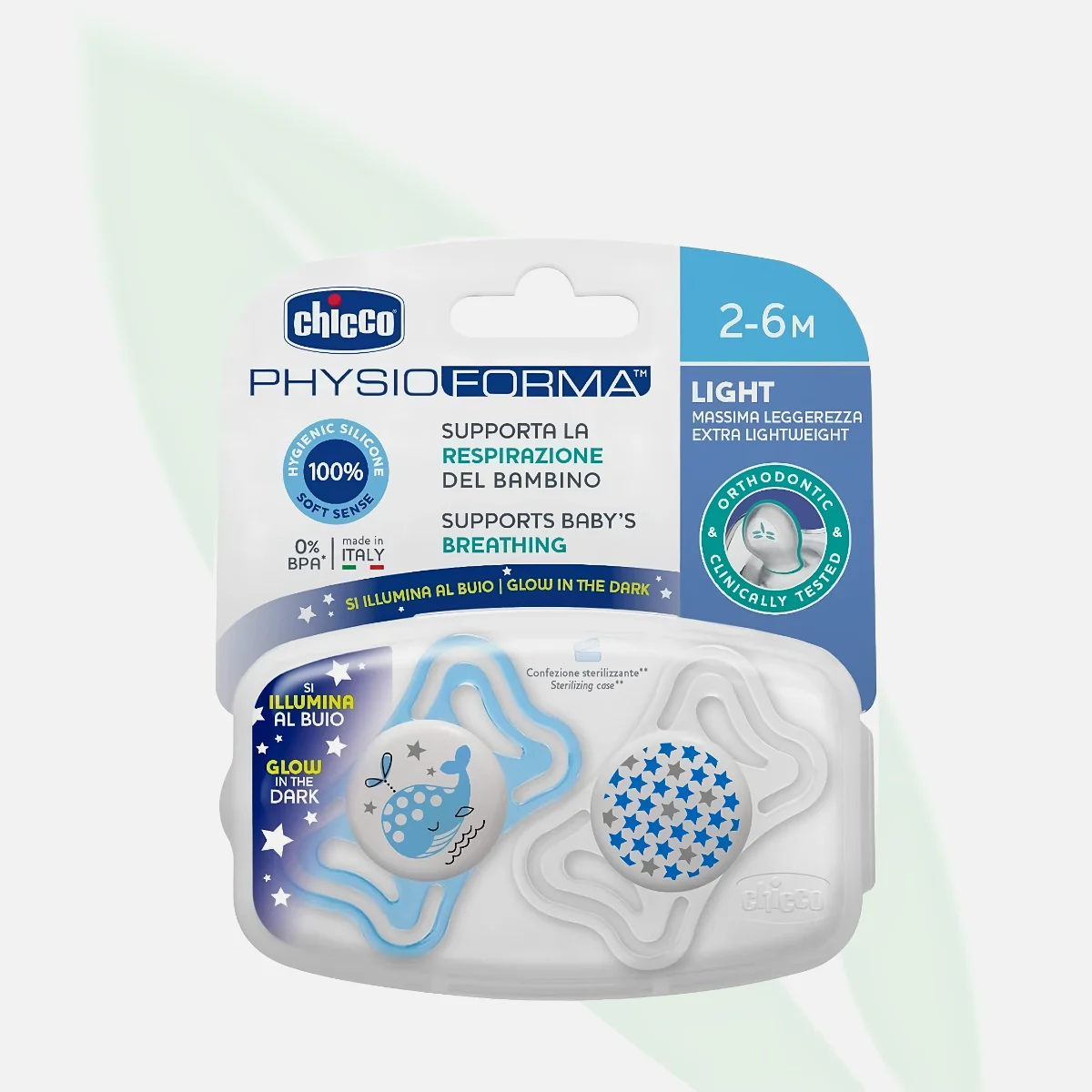 CHICCO PhysioForma Respirazione Orthodontic Pacifier 2-6 Months